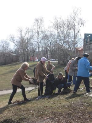 Убрана территория Рязанского кремля